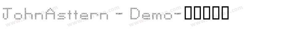 JohnAsttern - Demo字体转换
